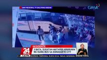 3 bata, sugatan matapos araruhin ng isang bus sa Dumaguete City | 24 Oras