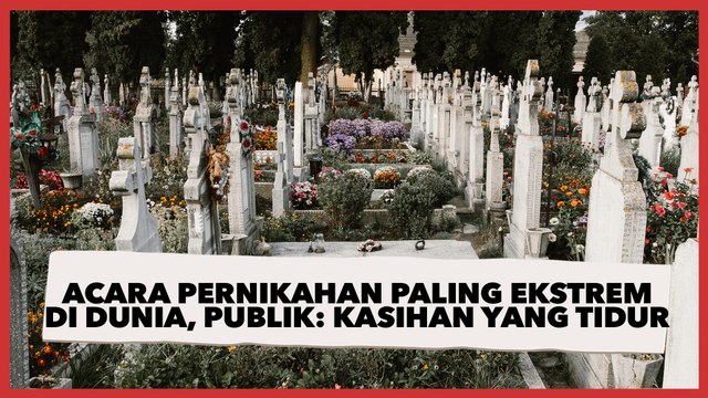 Acara Pernikahan Paling Ekstrem di Dunia, Publik: Kasihan Yang Sedang Tidur Nanti Bangun