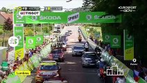 Fabio Jakobsen Beats Wout van Aert In Intermediate Sprint | Stage 4 Tour de France 2022