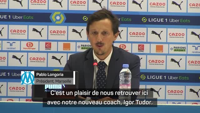 Marseille - Longoria sur Tudor : Un coach moderne, beaucoup d'idées, une identité de jeu forte .