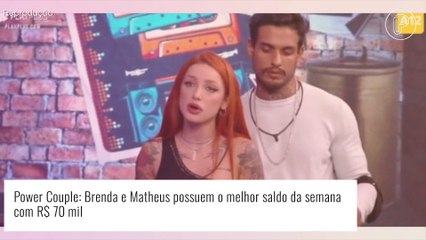 'Power Couple': Matheus e Brenda vencem prova e se dão bem; confira quem está na D.R.