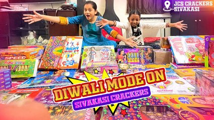 Diwali Mode Started _ Fun Time With Sivakasi Crackers _ JCS Crackers _ Anithasampath vlogs