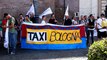 Roma, migliaia di tassisti in corteo: 