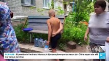 Bomberos de Sloviansk deben abastecer de agua a la población tras daños en planta de filtración