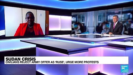 Sudan civilians reject army offer as 'ruse', urge more protests