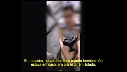 Vídeo feito durante detenção, mostra mulher confessando que deu facada no advogado Alceu Preisner Junior