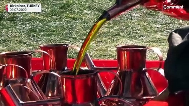 661. Tarihi Kırkpınar Yağlı Güreş Festivali'nde pehlivanların 'geleneksel güreşi'