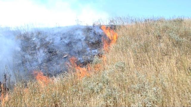 Son dakika haber | Tarihi Çorlu Kalesi'nde korkutan yangın