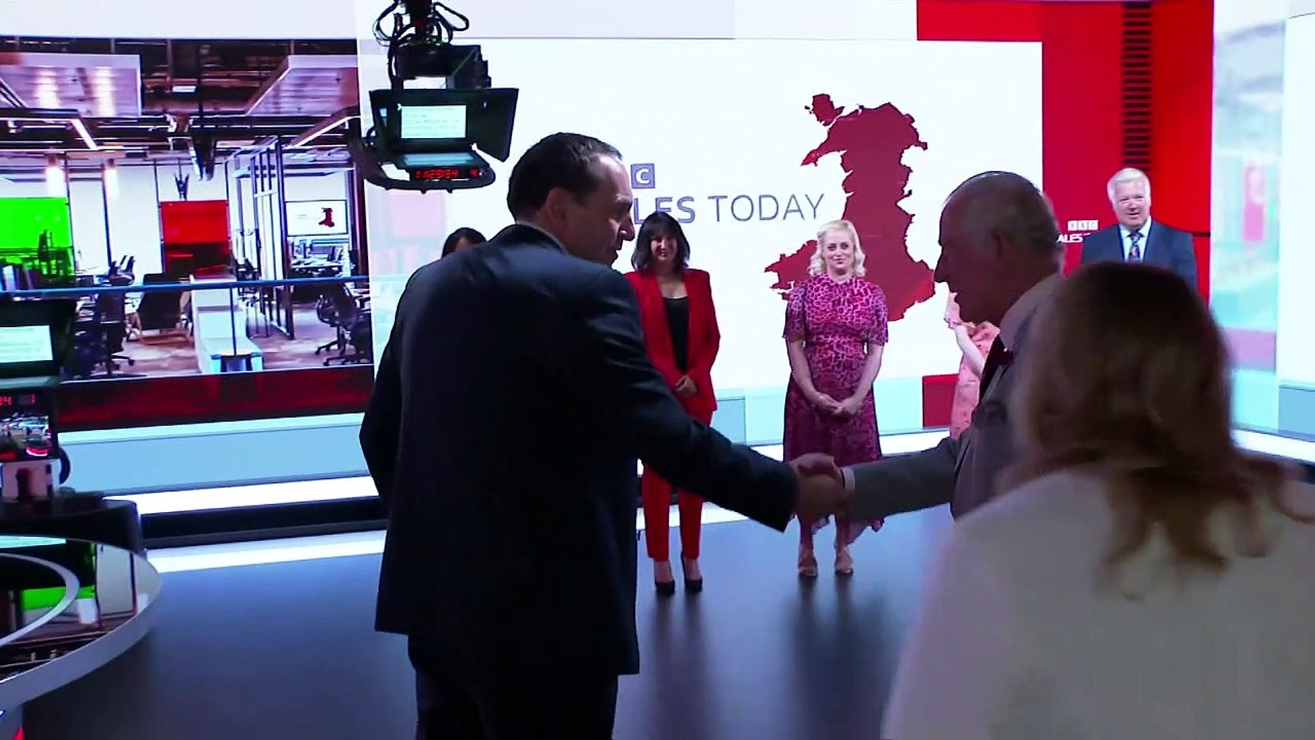 Charles and Camilla visit BBC Wales’ new HQ