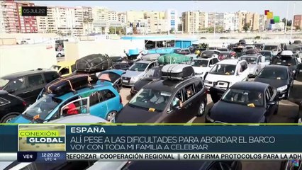 Cifra récord de migrantes atraviesa el Estrecho de Gibraltar con motivo de la fiesta del cordero