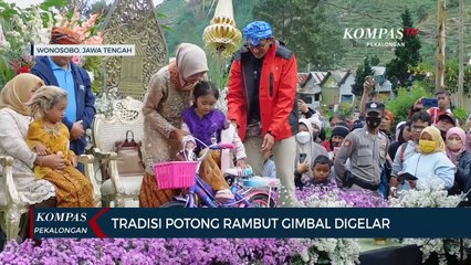 Tradisi Potong Rambut Gimbal Digelar