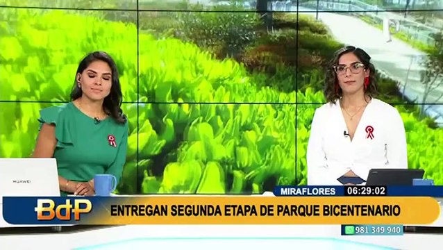 Miraflores: Entregan segunda etapa del Parque Bicentenario