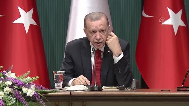 Cumhurbaşkanı Erdoğan, İtalya Başbakanı Draghi ile ortak basın toplantısında konuştu: (2)
