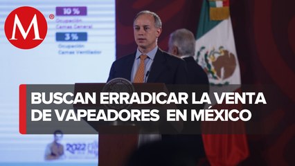 Tải video: Pese a prohibición, algunos lugares aún venden vapeadores, acusa López-Gatell