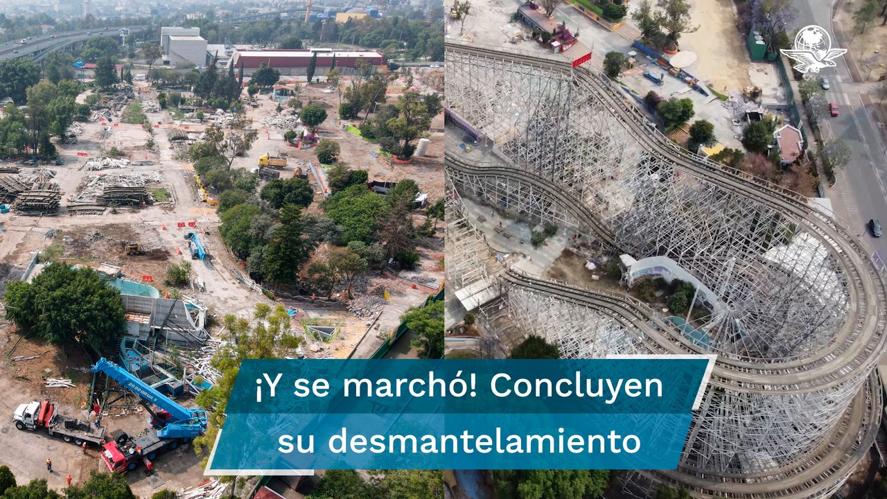 Desaparece la Montaña Rusa en Chapultepec