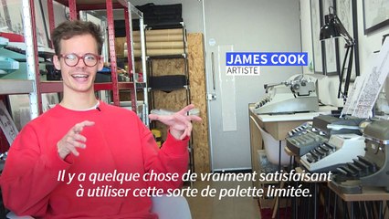 Un artiste britannique dessine portraits et monuments avec des machines à écrire