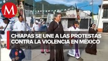 Realizan peregrinación por la paz en Chiapas