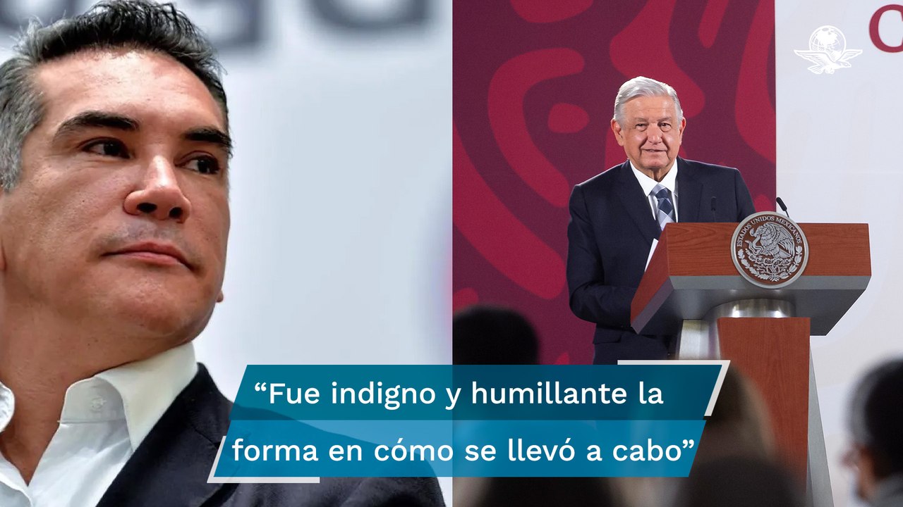 Cateo a casa de Alito Moreno “fue algo indigno”; AMLO expresa inconformidad