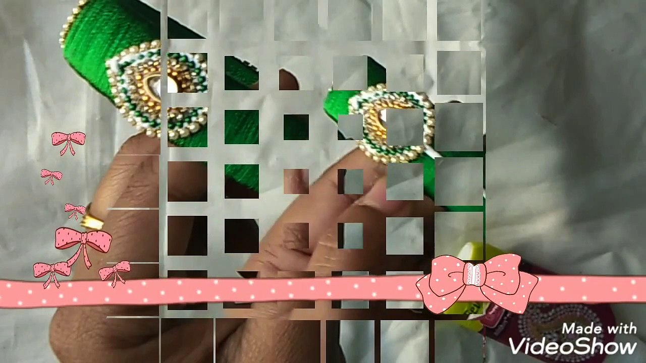 Designer silk thread Bangles for festive season _ how to make silk thread bangles at home