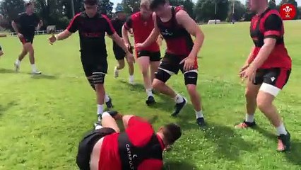 U20 captain's run: Wales v Italy
