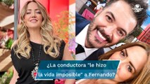 Andrea Legarreta revela cómo trató a Fernando del Solar en 