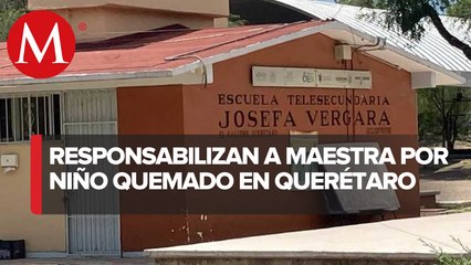 Profesores muestran apoyo a profesora de niño quemado en Telesecundaria