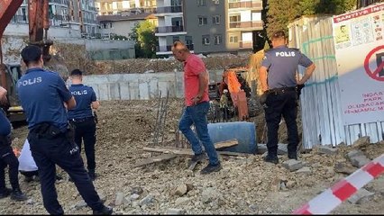 ŞİŞLİ'DE İNŞAATTA TOPRAK KAYMASI 2 YARALI