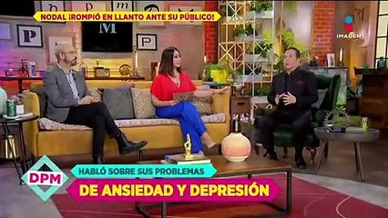 Nodal arremete contra los miedos y rompe en llanto