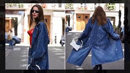 Paris sokaklarında lateks büstiyerle gezdi! Kıyafetin bir de göğüs kısmını görün