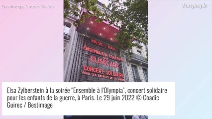 Elsa Zylberstein torride en cuir, Anggun et son mari... Pluie de stars à l'Olympia !
