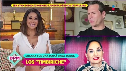 'Susana fue una mamá para los 'Timbiriche', Diego Schoening