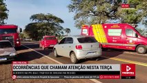 Ocorrências que chamam atenção nesta terça-feira