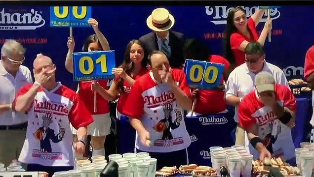 Joey Chestnut - Nathan's Hot Dog Eating Contest - 2022 - 4th of July