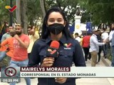 Monagas I En unión cívico-militar rinden honores al Libertador Simón Bolívar y a la FANB