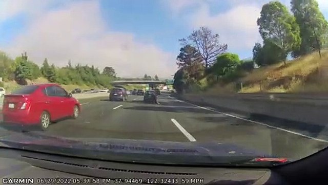 Street Racing Car Spins Out and Crashes