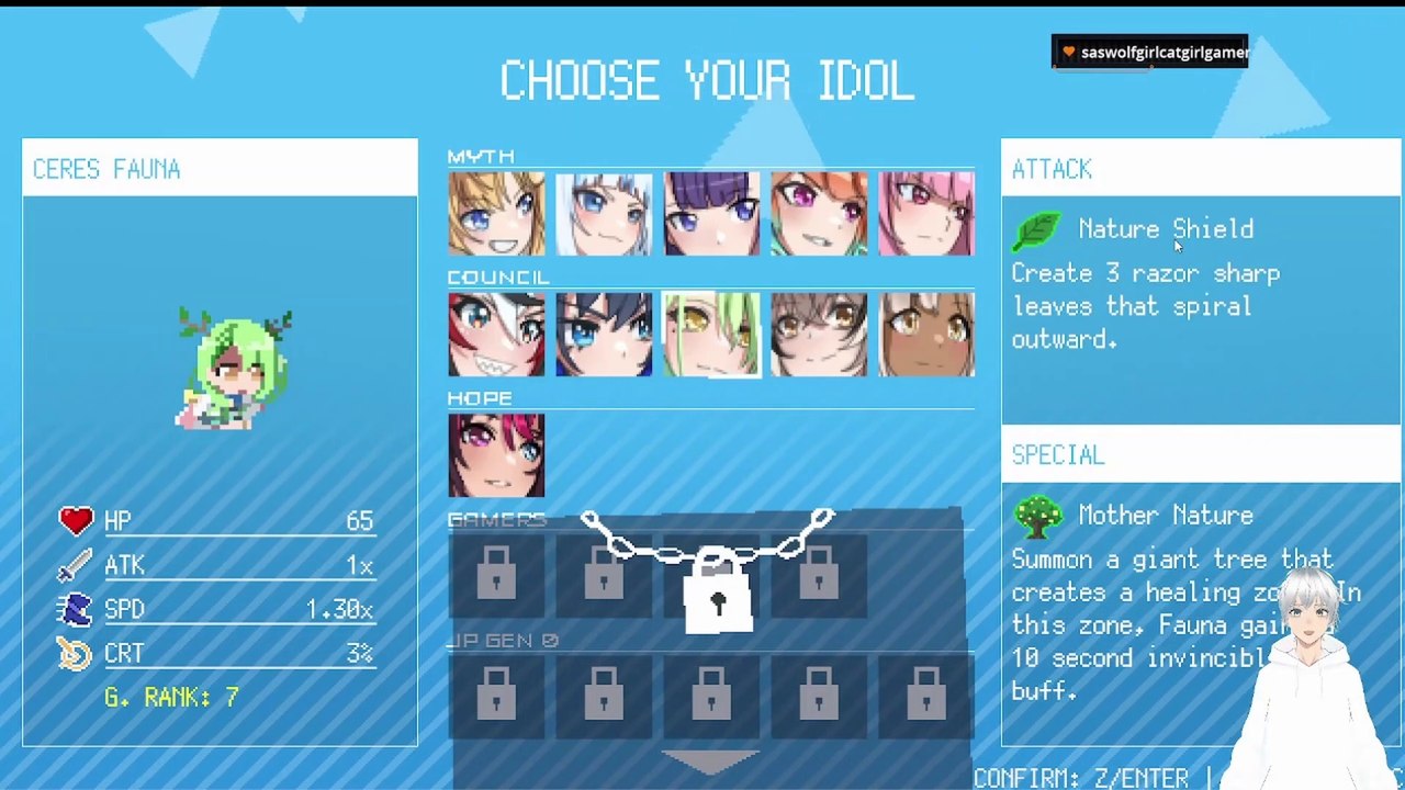 [HoloCure] Stage Mode 1HP #Run 1