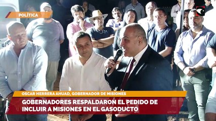 Gobernadores respaldaron el pedido de incluir a Misiones en el gasoducto