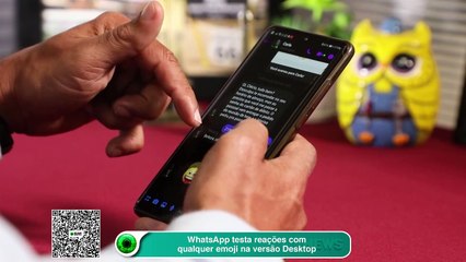 WhatsApp testa reações com qualquer emoji na versão Desktop