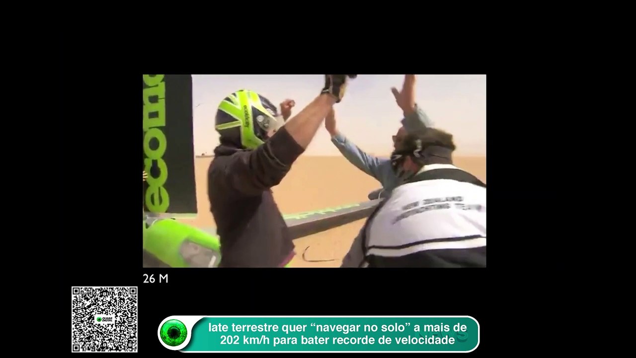 Iate terrestre quer "navegar no solo" a mais de 202 km/h