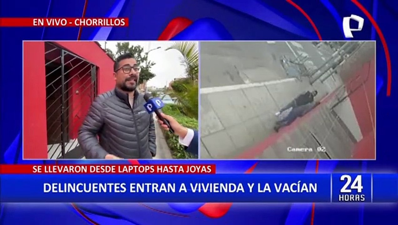 Chorrillos: Delincuentes ingresan a vivienda y se llevan 15 mil soles en objetos de valor