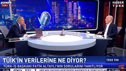 Türk-iş Başkanı: TÜİK işini iyi yapmıyorsa yetiminin malına el koyuyor demektir