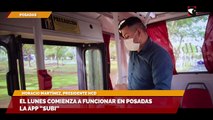 El lunes comienza a funcionar en posadas la app “SUBI”