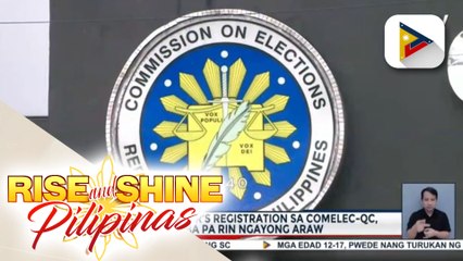 Tải video: Pila para sa voter’s registration sa COMELEC-QC, mahaba pa rin ngayong araw; Ilang magulang, sinamahan ang mga anak na magparehistro