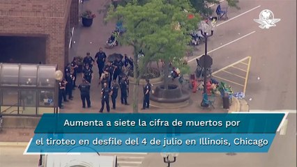 Aumenta a siete la cifra de muertos por el tiroteo en desfile del 4 de julio en Illinois, Chicago