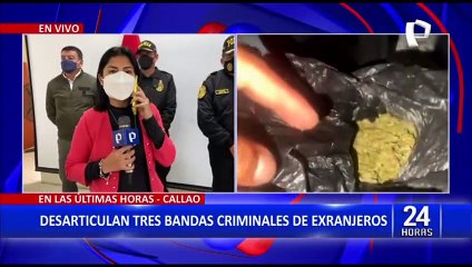 Скачать видео: Callao: PNP desarticula tres bandas criminales lideradas por extranjeros