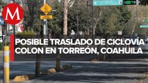 Analizan reubicar Ciclovía Colón en Torreón, Coahuila