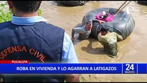 Cajamarca: 11 personas son rescatadas tras desborde de río Chinchipe
