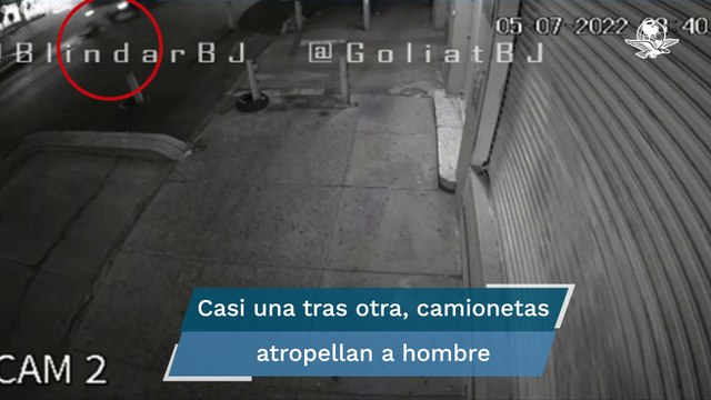 Adulto mayor atropellado en Benito Juárez fue embestido 2 veces por camionetas