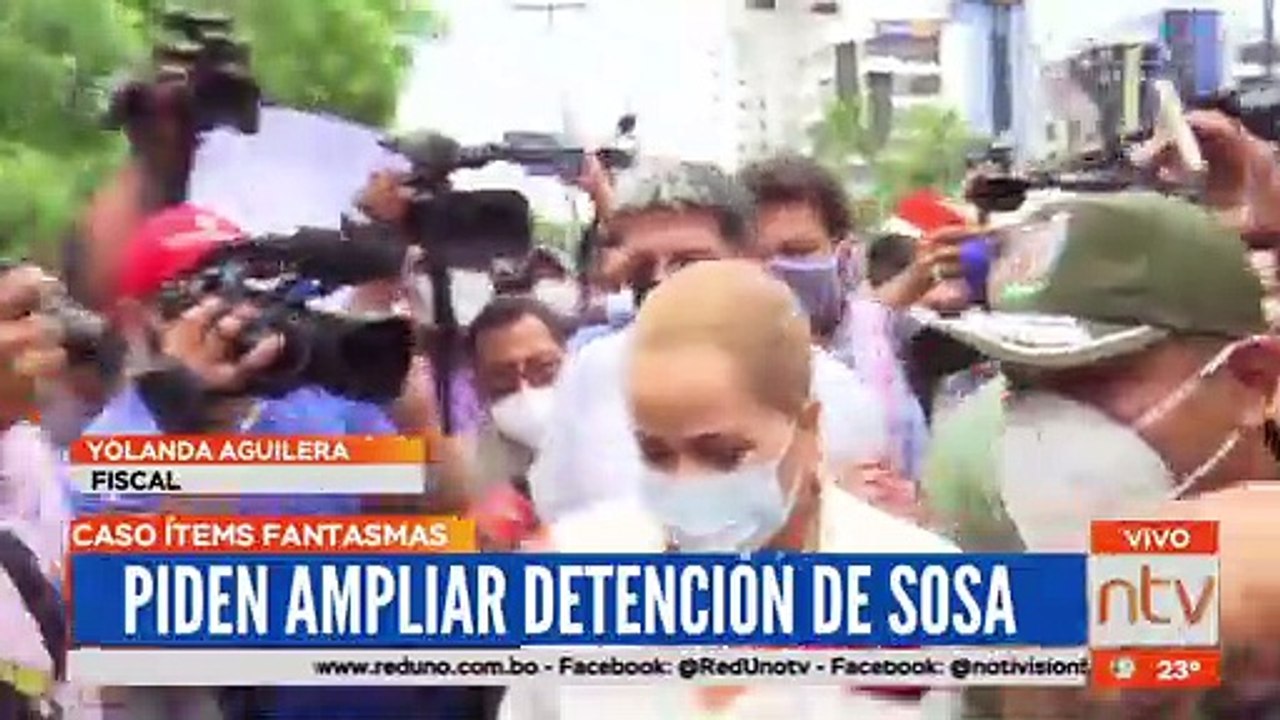 Piden ampliación de detención de Sosa
