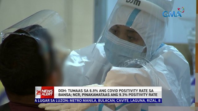 DOH: Tumaas sa 6.8% ang COVID positivity rate sa bansa; NCR, pinakamataas ang 9.3% positivity rate | 24 Oras News Alert